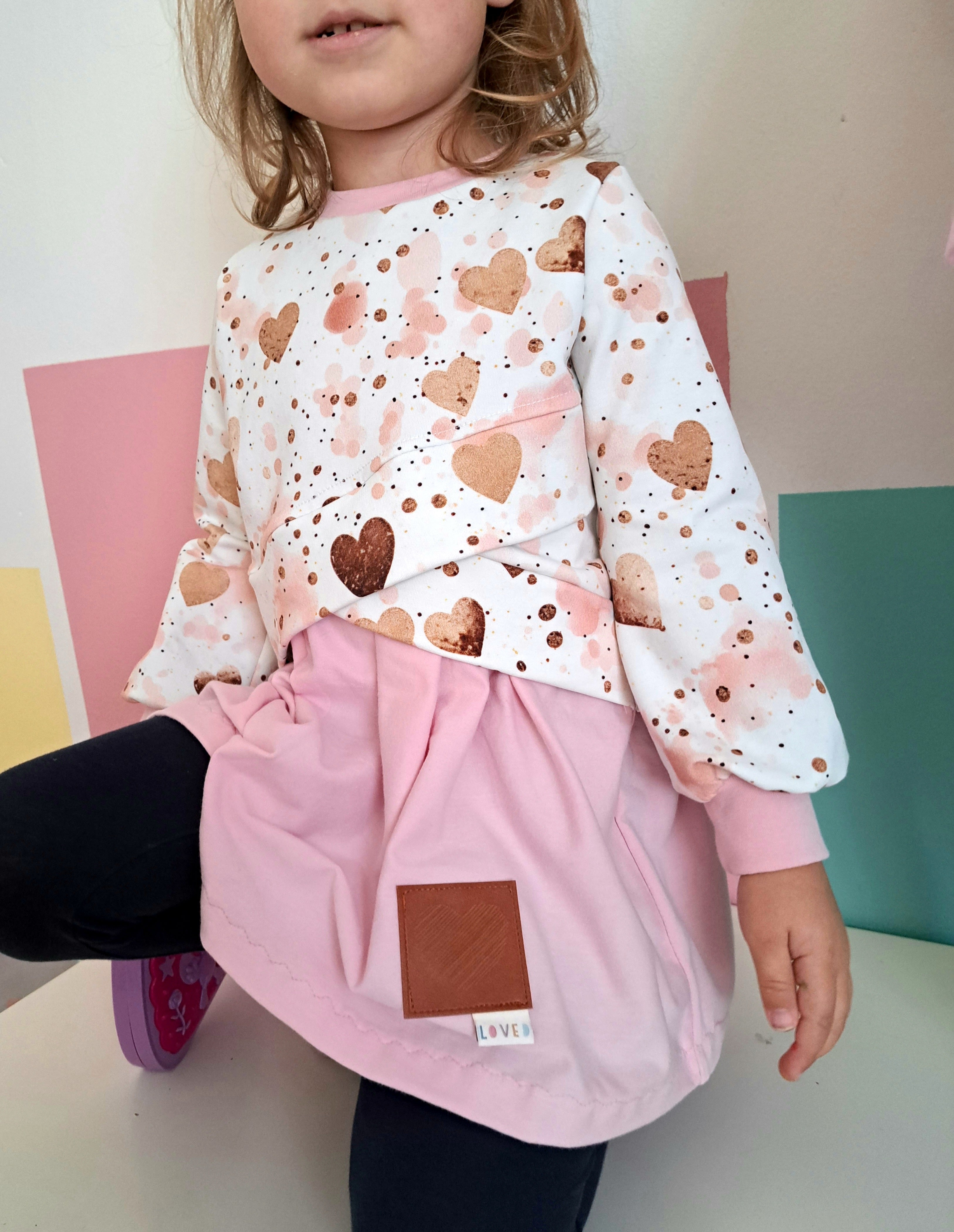 Schlichte rosa Herzen neue Vorbestellung